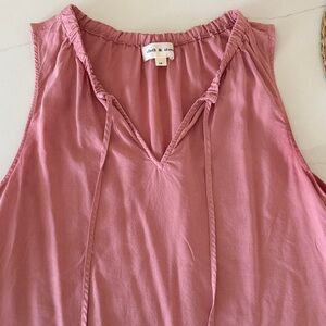 Cloth & Stone Dusty Rose Tank Top M